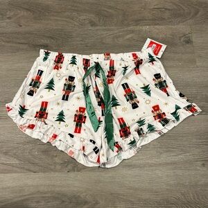 Five Below Festive Nutcracker Print Women's Lounge/Pajama Shorts *discontinued*